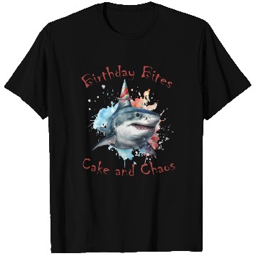 Discover Birthday Party Shark: Whimsical and Fun T Shirts