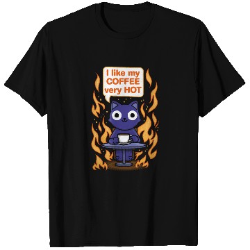 Discover I like coffee very hot T Shirts