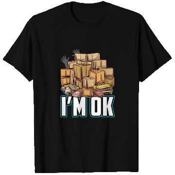Discover I'm Ok Postal Worker Design T Shirts
