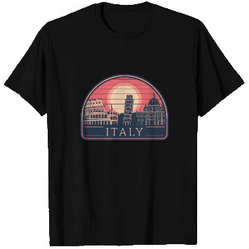 Discover Iconic Italy Landmarks at Sunset T Shirts