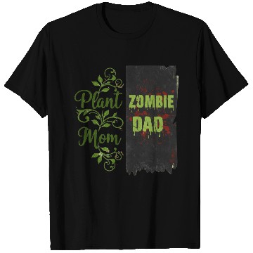 Discover Plant Mom Zombie Dad Couple Design T Shirts