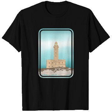 Discover Vieste Lighthouse Italy T Shirts