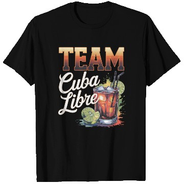 Discover Cocktail Bartender Team Cuba Libre T Shirts