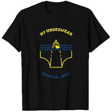 Discover Funny Ship Underwear Summer Teez T Shirts