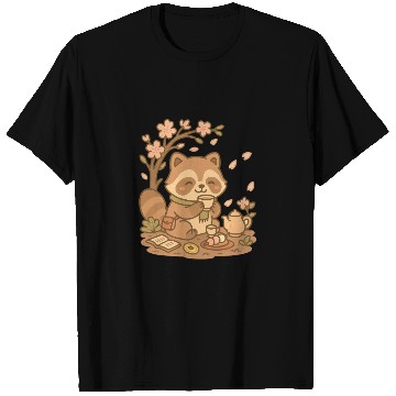 Discover Tanuki Tea Time T Shirts