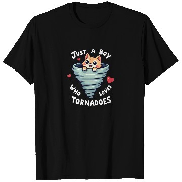 Discover Just A Boy Who Loves Tornadoes Storm Meteorologist T Shirts