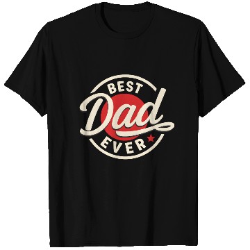 Discover Best Dad Ever Vintage Style Father's Day Design T Shirts