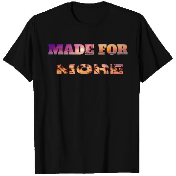 Discover Made for More – Christian Masked Text T Shirts