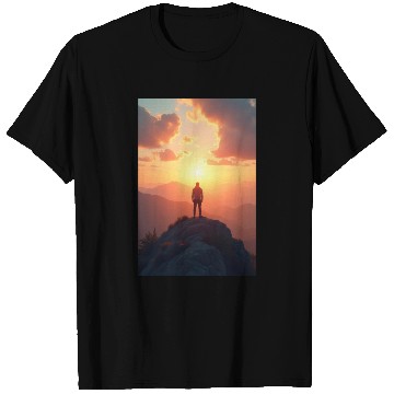 Discover Summit of Dawn Embrace the Horizon T Shirts