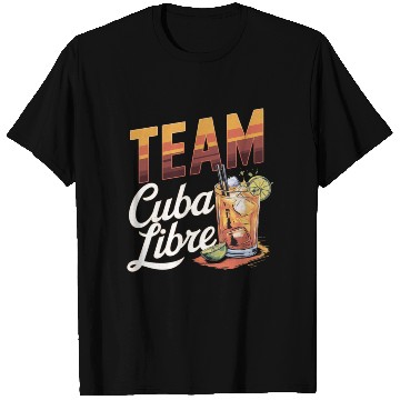 Discover Cocktail Bartender Team Cuba Libre T Shirts