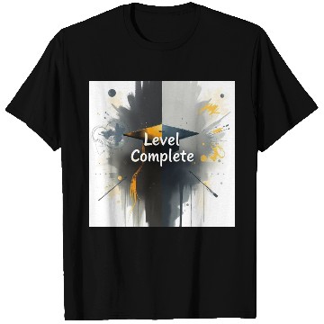 Discover Level Complete – Gamer Style Graduation T Shirts