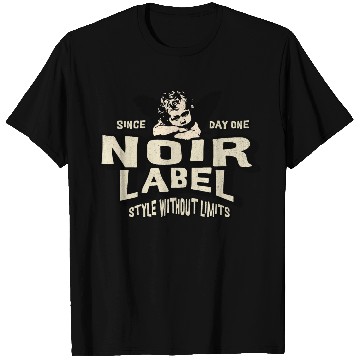 Discover Noir Label – Gothic Cherub Streetwear Statement T Shirts