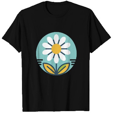 Discover Whimsical Daisy Floral Design for Casual Wear T Shirts