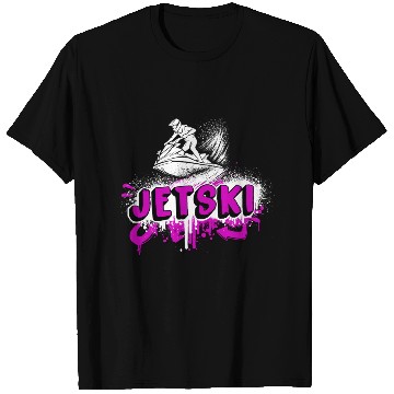 Discover Jetski Graffiti - Splash And Ride T Shirts