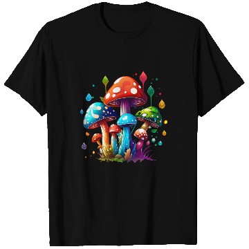 Discover Nature's Psychedelic Mushrooms T Shirts
