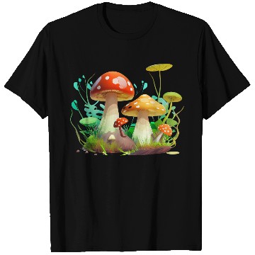 Discover Funky Fungi – Nature’s Neon Wonder T Shirts