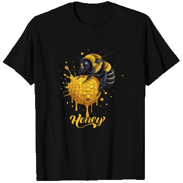Discover Bee & Honeycomb Art – Sweet Nature Graphic T Shirts