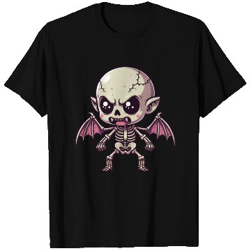 Discover Cute Vampire Skeleton – Bat-Winged Monster T Shirts