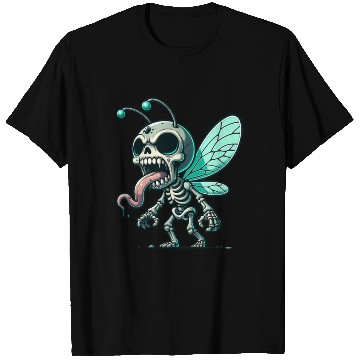 Discover Insect Skeleton Mutant – Tongue-Out Creepy Bug T Shirts