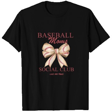 Discover Baseball Moms Soociial Clubb – Game Day Design T Shirts