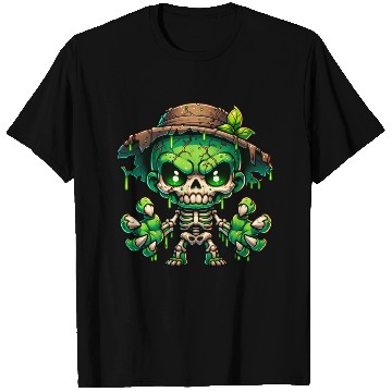 Discover Swamp Skeleton Mutant – Creepy Plant Monster T Shirts