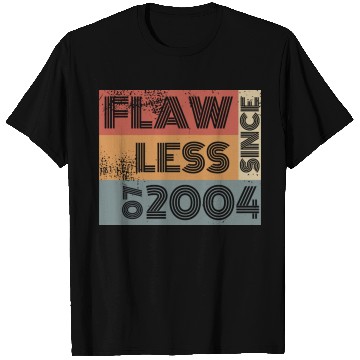 Discover 21st birthday Flawless since 07/2004 T Shirts