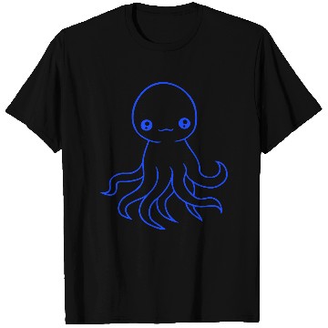 Discover Octopus squid tentacle cephalopod cute sweet comic T Shirts
