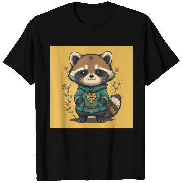 Discover Forest Guardian Raccoon T Shirts
