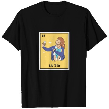 Discover Mexican Lottery La Tia Mexican Bingo T Shirts