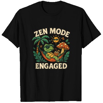 Discover Zen Turtle Hammock T Shirts