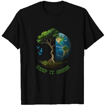 Discover green earth T Shirts