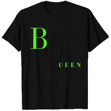 Discover Bougie Queen Lime&Black T Shirts