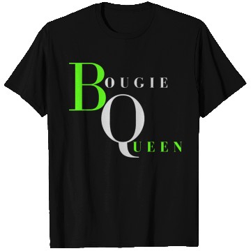 Discover Bougie Queen Lime& Gray T Shirts