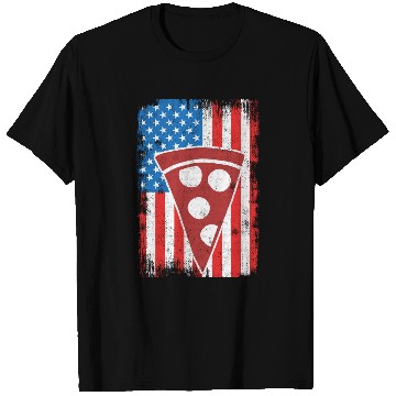 Discover 4th Of July US Pizza T Shirts