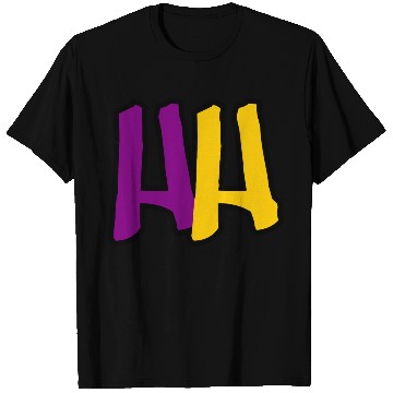 Discover HH Logo – Old School Vibes in Purple & Gold T Shirts