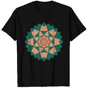 Discover Abstract Starburst Mandala T Shirts