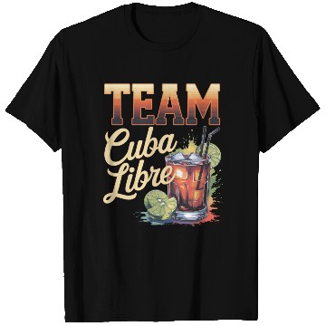 Discover Cocktail Bartender Team Cuba Libre T Shirts