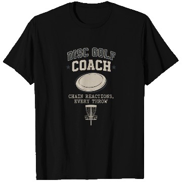 Discover Disc Golf Coach T Shirts Disc Golf Instructor Frisbee