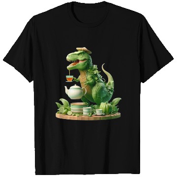 Discover T Shirts Tea Rex - Thé mignon et amusant Sticker