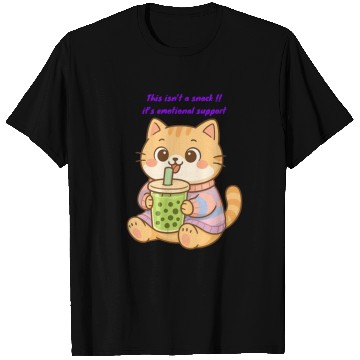 Discover Chubby Cat & Green Tea Delight – Kawaii Vibes T Shirts
