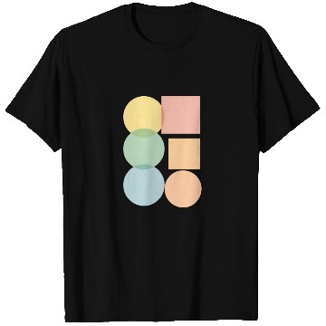 Discover Color circle triangel square sizes T Shirts