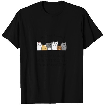 Discover Cat Family Love Black T Shirts
