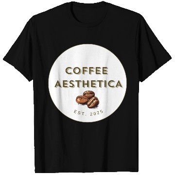 Discover Coffee Aesthetica Logo T Shirts