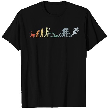 Discover Swim Bike Run Evolution T Shirts