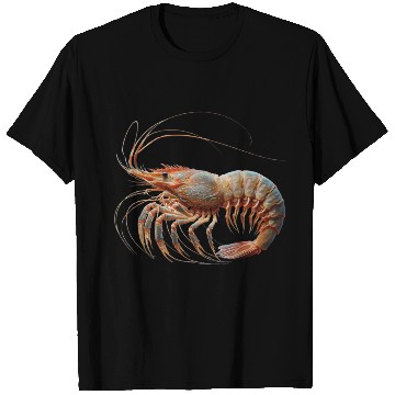 Discover Ocean Elegance : The Grace of a Shrimp T Shirts