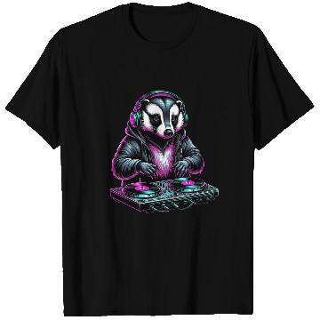 Discover Raccoon DJ T Shirts