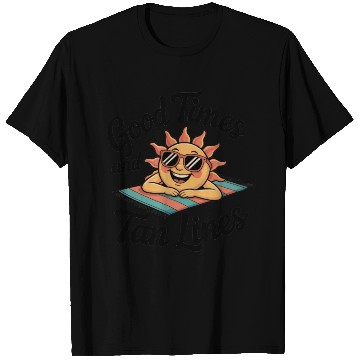 Discover Sunshine Sunset Tan Lines Artwork T Shirts