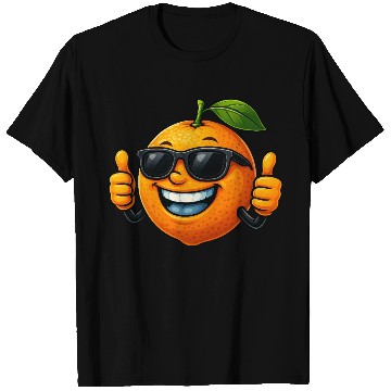 Discover Cool sweet orange cartoon summer fruit T Shirts