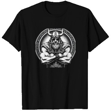 Discover Viking Warrior Man Odin Thor Norman Walhalla T Shirts