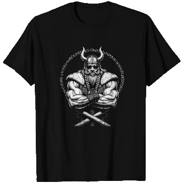 Discover Viking Warrior Man Odin Thor Norman Walhalla T Shirts